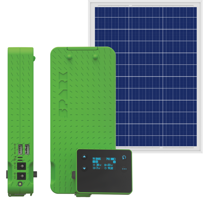 Battery and solar panel